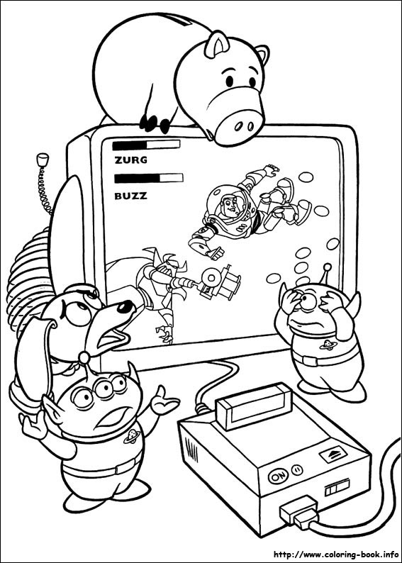 Toy Story coloring picture